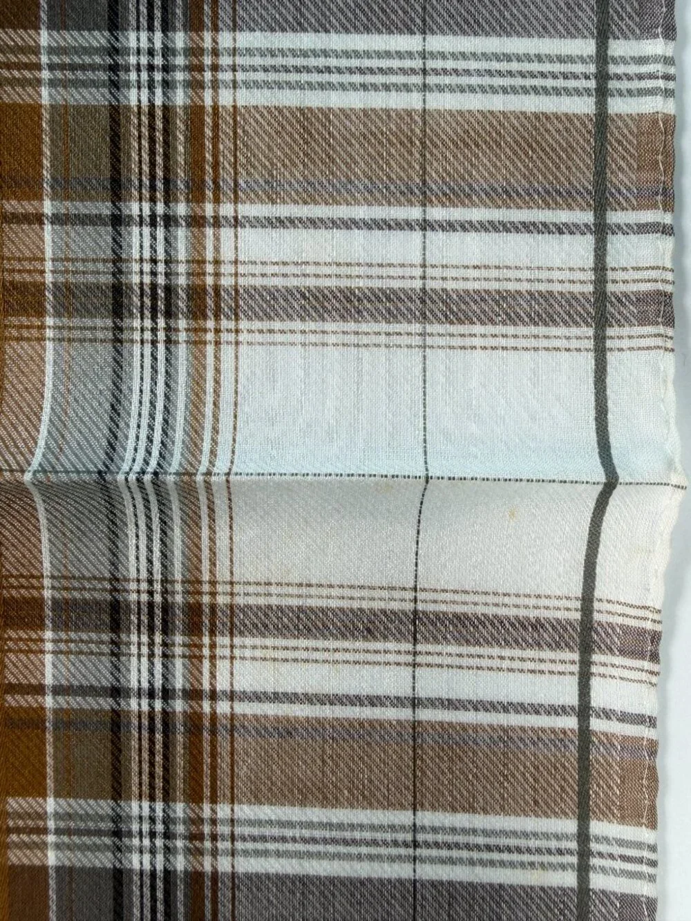 NWT Christian Dior Plaid Cotton Scarf 19